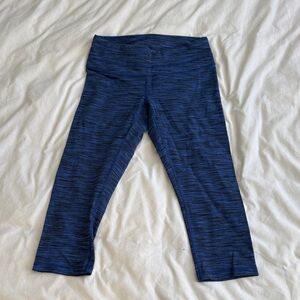 Lucy Blue Crop Leggings
